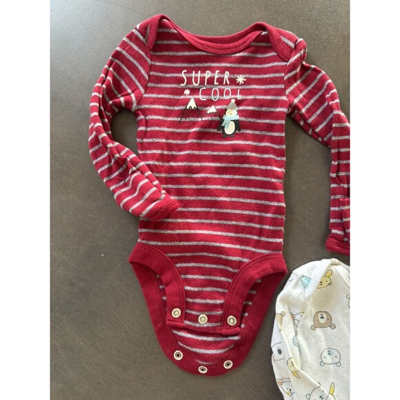 Starting Out Baby Boy Jumpsuit warm with feet Cotton Preppy size NB gift bundle - Picture 12 of 14